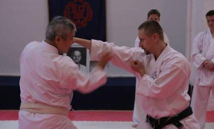 Torontáli Róbert Sensei edzés közben